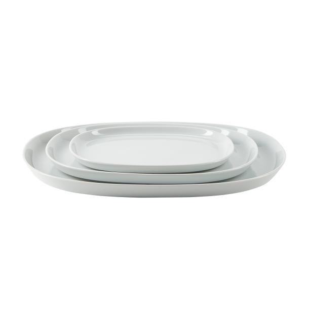 Plate superelliptic 25*30 WHITE - No plateau