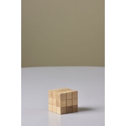 SOMA-Cube, Natural Oak (FSC), 8x8x8 cm, invented 1933