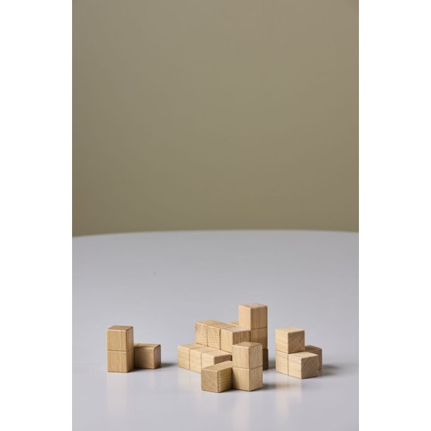 SOMA-Cube, Natural Oak (FSC), 8x8x8 cm, invented 1933