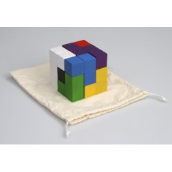 SOMA-puzzle (9*9*9 cm) - Multicolor