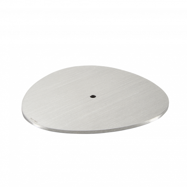 Komplet fodplade til flagstang 50 cm (m. filt, logo)