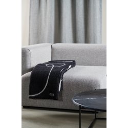 Turkis/Grn SUPERELLIPSE Uldplaid