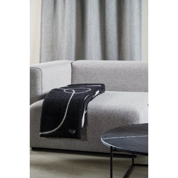 Turkis/Grn SUPERELLIPSE Uldplaid