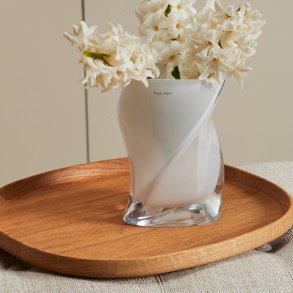 Superelliptical serving tray Oak 34x41 cm 