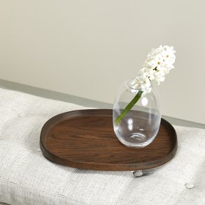 Superelliptical serving tray Smoked Oak - 34x41 cm 