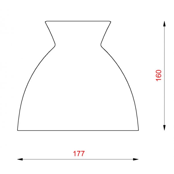 BEEHIVE 180 mm Pendel Opal-glass (E14 40W) - WHITE cord