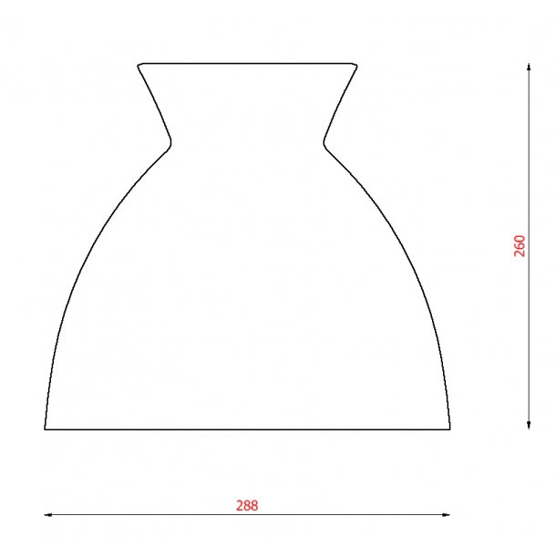 BIKUBE290P - Opal-glas skrm