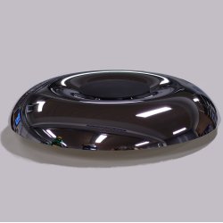 RA400D/F Bord-/Gulvlampe - Overskrm Krom