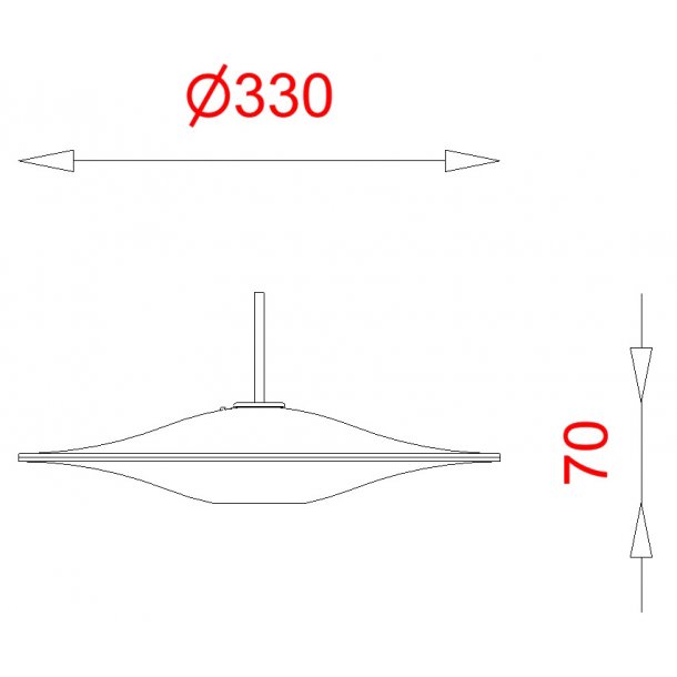 Sinus 330P Opal-glas 