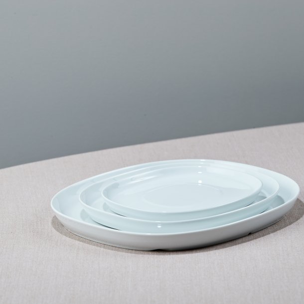 25*30 cm superellipse Plate WHITE - piet hein