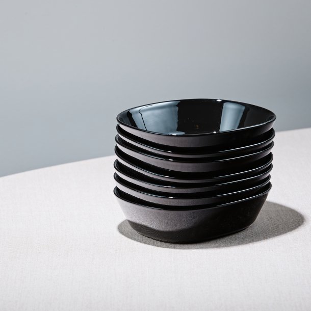 15*18 cm superellipse Soup plate- BLACK - piet hein