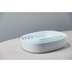 15x20x5,5 cm. Dish Porcelain - HIGH/WHITE - piet hein