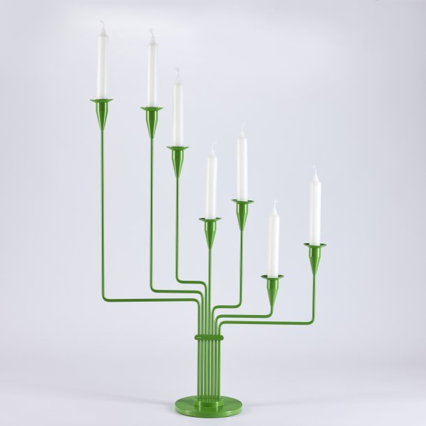Great Bear Candelabra (GREEN) H. 63 cm.(RAL 6018 - Glossy) incl. Grease Guards