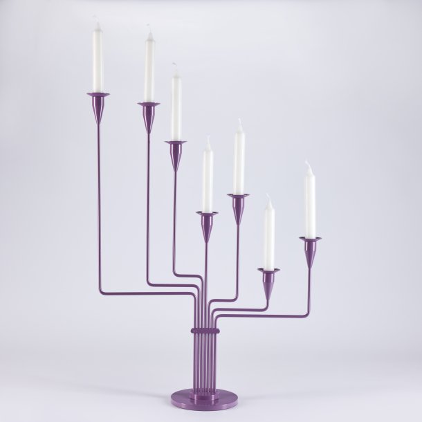 Great Bear Candelabra (PURPLE) H. 63cm. (RAL 4001 - Glossy) incl. Grease Guards