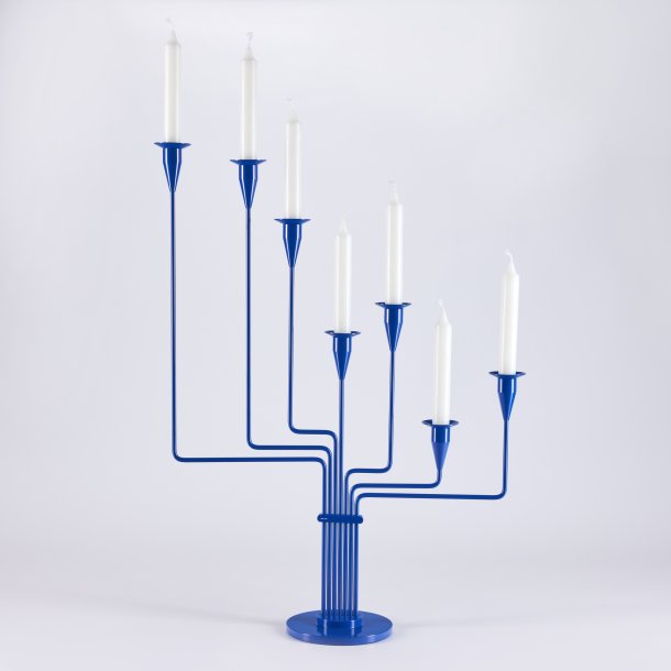 Great Bear Candelabra (DARK BLUE) H. 63cm. (RAL 5005 - Glossy) incl. Grease Guards