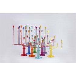 Great Bear Candelabra (GREEN) H. 63 cm.(RAL 6018 - Glossy) incl. Grease Guards