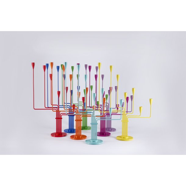 Great Bear Candelabra (GREEN) H. 63 cm.(RAL 6018 - Glossy) incl. Grease Guards