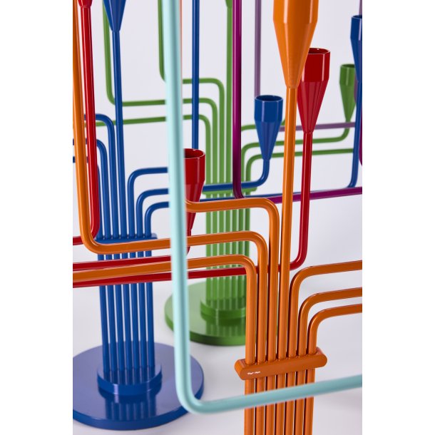 Great Bear Candelabra (DARK BLUE) H. 63cm. (RAL 5005 - Glossy) incl. Grease Guards