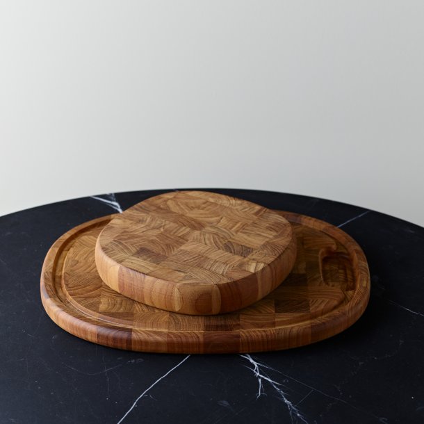 Carving board 35x28x3 cm. Teak wood - PIET HEIN