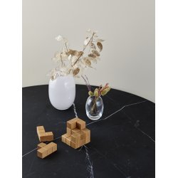 SOMA-Cube, Natural Oak (FSC), 8x8x8 cm, invented 1933