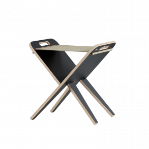 Klaburet - Black Nanotech laminate, seat canvas