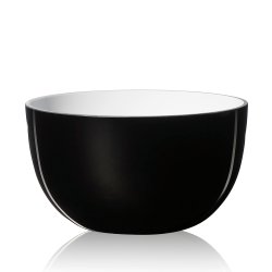 SUPER-Bowl glass - Black/Opal