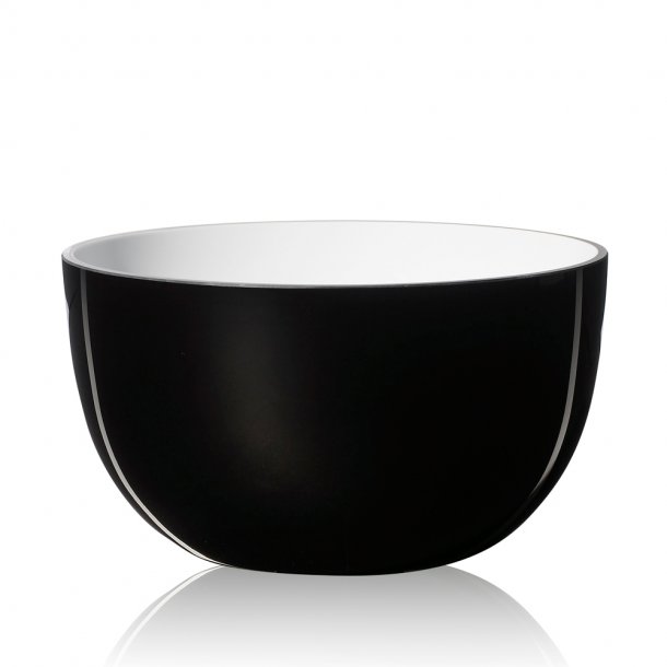 SUPER-Bowl glass - Black/Opal