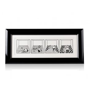 Painting the floor, H:23,0 cm W:50,5 cm