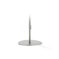 Komplet fodplade til flagstang 35 cm (m. filt, logo)