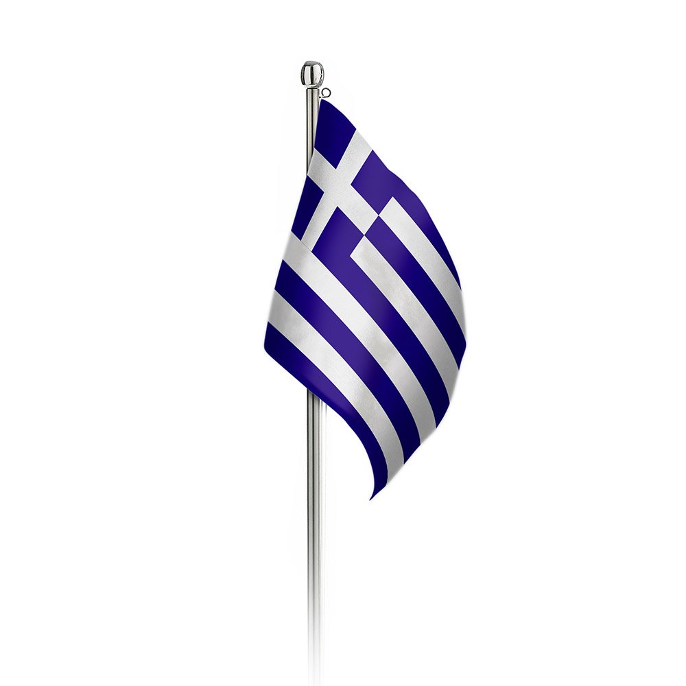 Digni Greece Flag – Hellenic Republic Flag 90x150cm (3'x5') – 100% Polyester Hoist Flag
