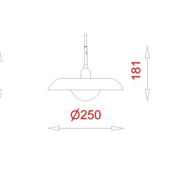 RA250 - Pendant - Chrome