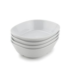 15*18 cm superellipse Soup plate WHITE - piet hein