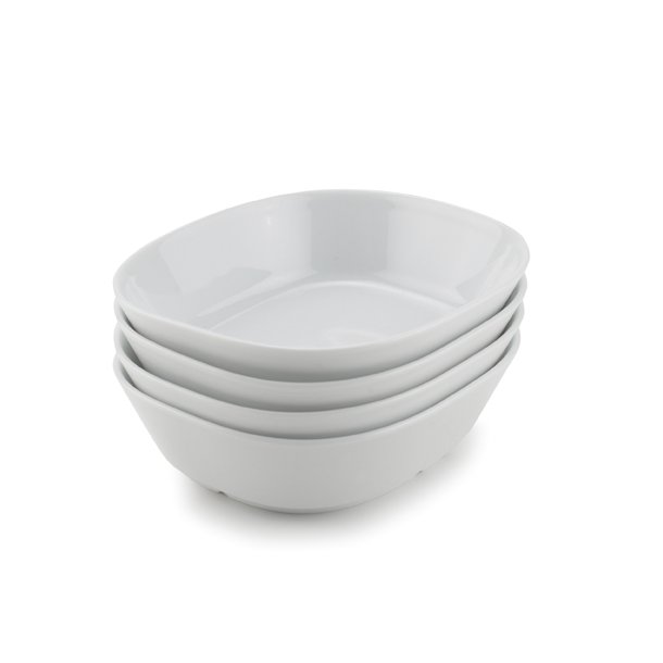 15*18 cm superellipse Soup plate WHITE - piet hein