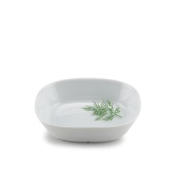 15*18 cm superellipse Soup plate WHITE - piet hein