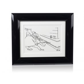 NOWORDS #8 - Bar-stuck, H:26 cm W:30cm