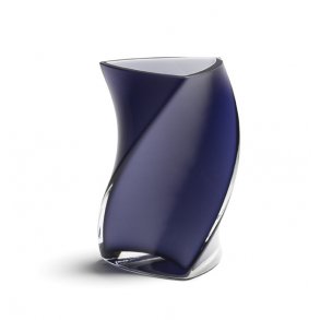 TWISTER-vase 16 cm - LILLA ( 3 lag glas ) - 2. sort.