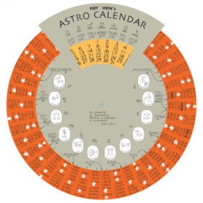 Astro-Calendar, spans from year 1850 to 2150