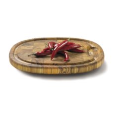 Carving board 35x28x3 cm. Teak wood - PIET HEIN