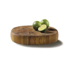 Supercirkel hakkeblok 260*50 mm i teak