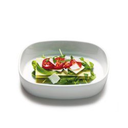 19x25x6,5 cm. Dish Porcelain - HIGH/WHITE - piet hein