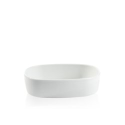 19x25x6,5 cm. Dish Porcelain - HIGH/WHITE - piet hein