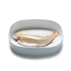 23x30x7 cm. Dish Porcelain - HIGH/WHITE - piet hein