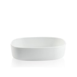 23x30x7 cm. Dish Porcelain - HIGH/WHITE - piet hein