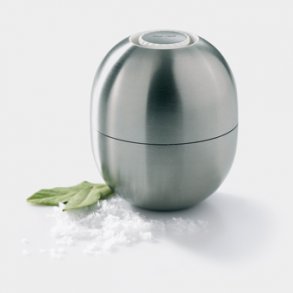 Super-egg shaped salt-grinder - Stainless Steel