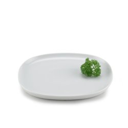 25*30 cm superellipse Plate WHITE - piet hein