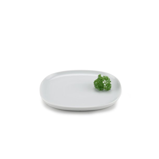 25*30 cm superellipse Plate WHITE - piet hein