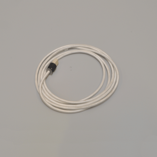 SUPER90/115/Kitchen - suspension for GLASS-shade (WHITE cord), 3 meter