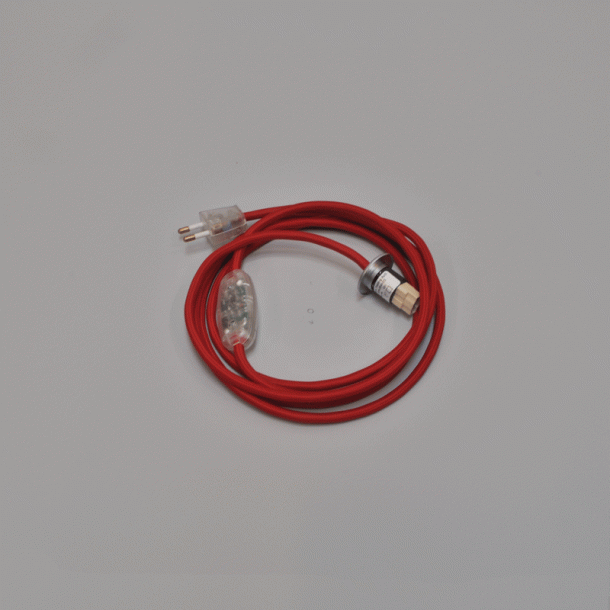Electrical cord (RED).with all fittings assembled - Sinus440D