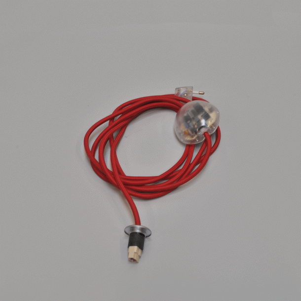 Electrical cord (RED).with all fittings assembled - Sinus440F